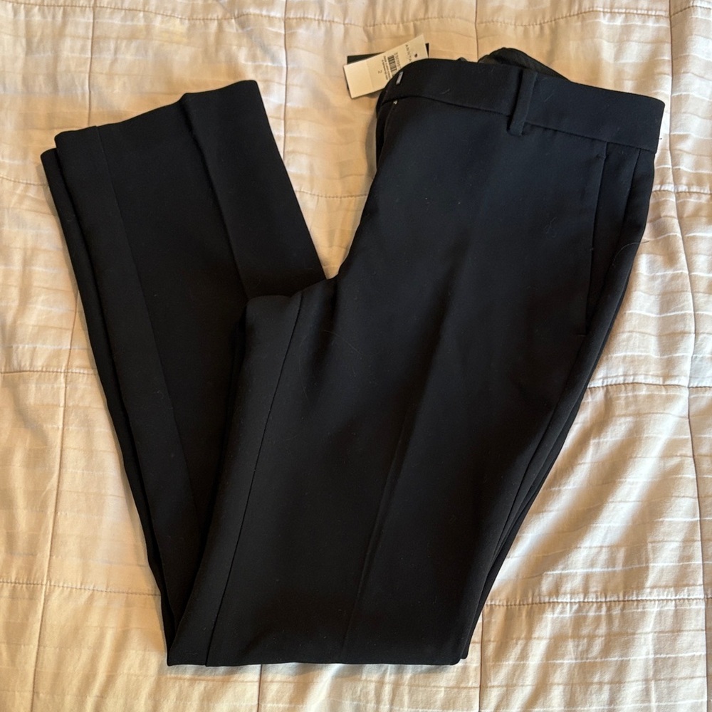 Ann Taylor Sophia mid rise Black Dress Pants size 2 curvy